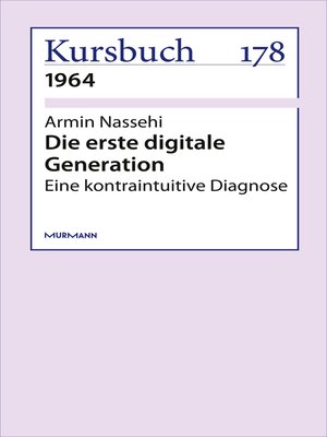 cover image of Die erste digitale Generation